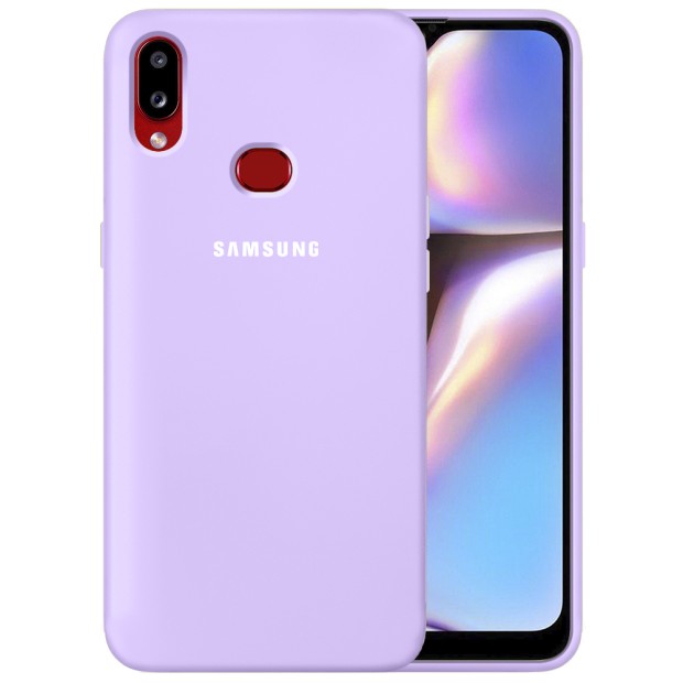 Силикон Original 360 Case Logo Samsung Galaxy A10s (2019) (Фиалковый)