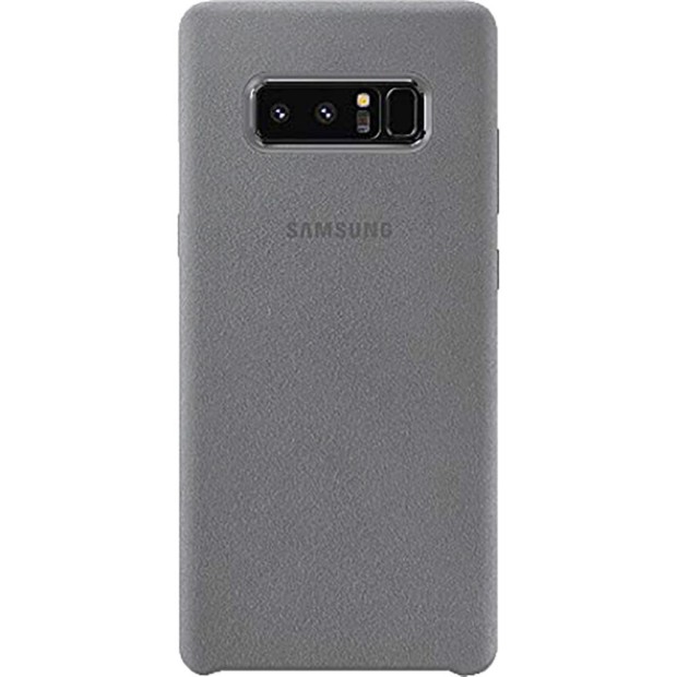 Чехол Alcantara Cover Samsung Note 8 (Серый)
