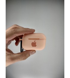 Футляр для наушников Slim Case Logo Apple AirPods Pro 2 (Grapefruit)