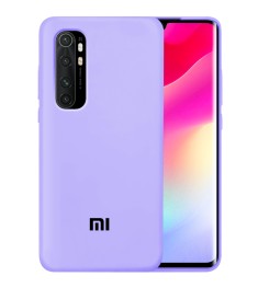 Силикон Original 360 Case Logo Xiaomi Mi Note 10 Lite (Фиалковый)