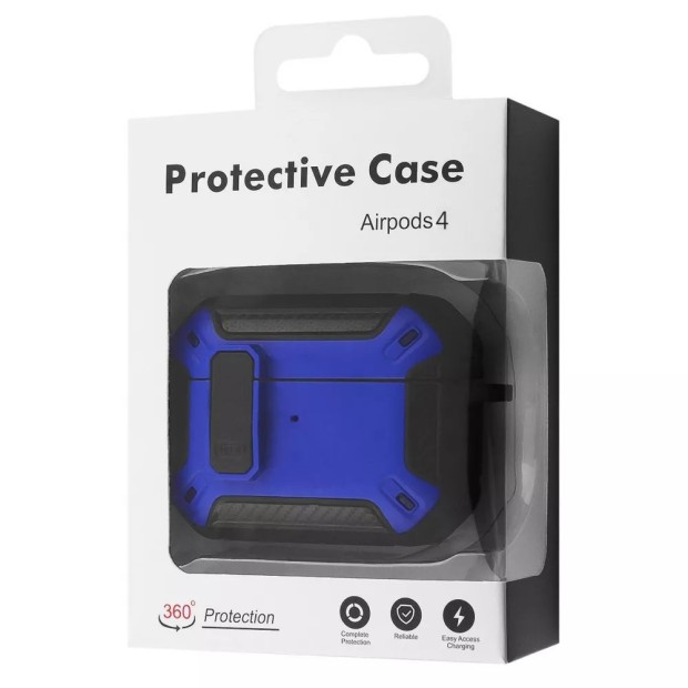 Кейс Camo Protect Case for AirPods 4 (Blue/Black)