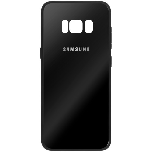 Накладка Glass Case Samsung Galaxy S8 Plus (чёрный)