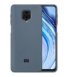 Силикон Original 360 Case Logo Xiaomi Redmi Note 9S / Note 9 Pro (Серый)
