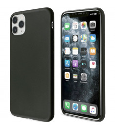Силиконовый чехол iNavi Color Apple iPhone 11 Pro Max (Чёрный)