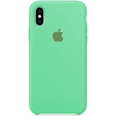 Силиконовый чехол Original Case Apple iPhone XS Max (49) Aquamarine