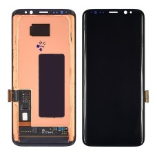 Дисплей для Samsung G950 Galaxy S8 с чёрным тачскрином Original (переклеенное стекло)