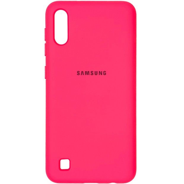 Силикон Original Case Samsung Galaxy A10 / M10 (2019) (Малиновый)