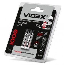 Аккумуляторная батарейка Videx HR03 / AAA