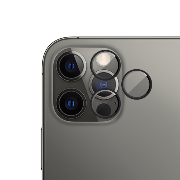 Защитное стекло на камеру Metal Armor Apple iPhone 12 Pro Black