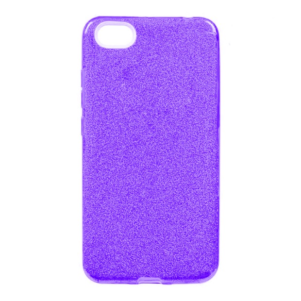 Силиконовый чехол Glitter Apple iPhone 5 / 5s / SE (Фиолетовый)