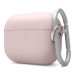 Чехол для наушников Full Silicone Case with Microfiber Apple AirPods Pro (08) Pink Sand