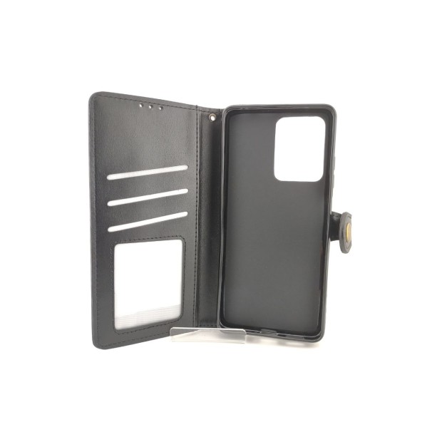 Чехол-книжка Leather Book Gallant Poco X5 Pro 5G / Redmi Note 12 Pro 5G (Чёрный)
