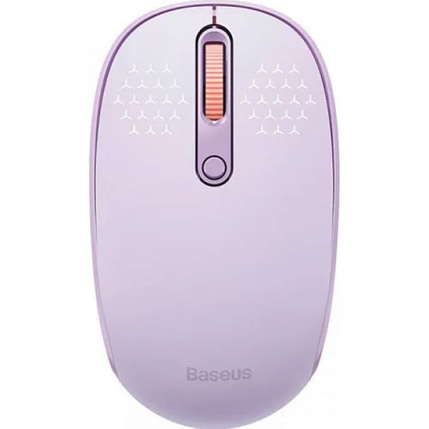 Мышь беспроводная Baseus F01B 2.4G + Bluetooth Connection (Purple)