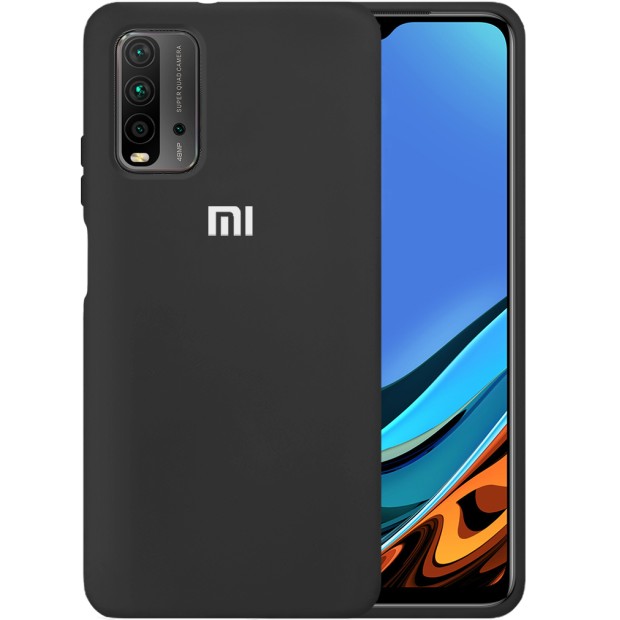 Силікон Original 360 Case Logo Xiaomi Redmi 9T (Чорний)