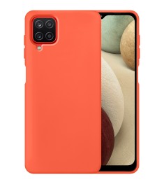 Силикон Original 360 Case Samsung Galaxy A12 (2020) (Оранжевый)