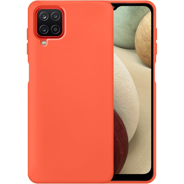 Силикон Original 360 Case Samsung Galaxy A12 (2020) (Оранжевый)