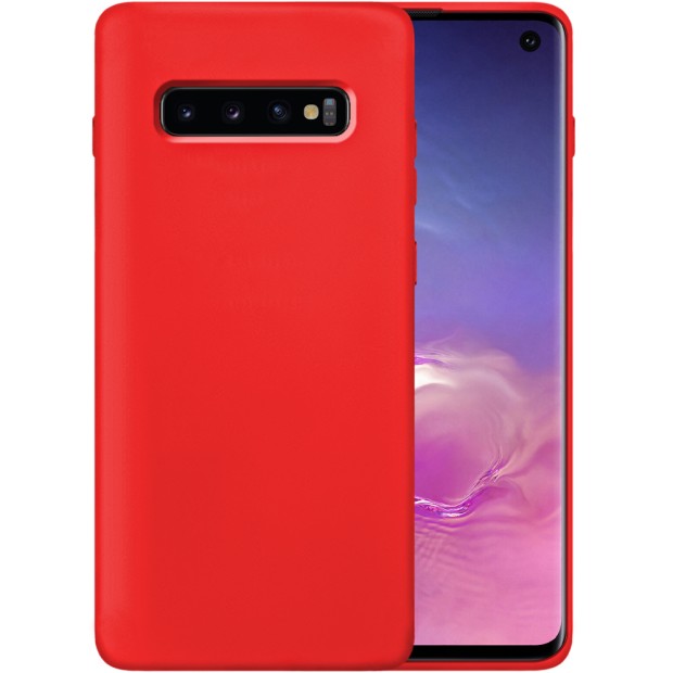 Силикон Original 360 Case Samsung Galaxy S10 Plus (Красный)