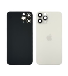 Заднее стекло корпуса для Apple iPhone 11 Pro со стеклом камеры Silver (белое)