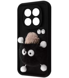 Чехол Pretty Things Case Xiaomi Redmi Note 14 4G (Black/Fluffy Black)