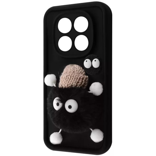 Чехол Pretty Things Case Xiaomi Redmi Note 14 4G (Black/Fluffy Black), Харків, Київ, Україна