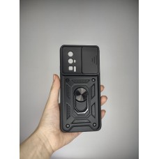 Бронь-чехол Ring Serge Armor ShutCam Case Xiaomi Poco F5 Pro (Чёрный)