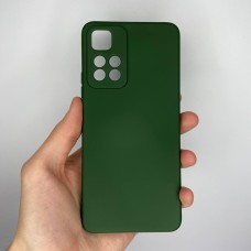 Силикон Original 360 ShutCam Case Xiaomi Redmi Note 11 Pro Plus 5G (Тёмно-зеленый)