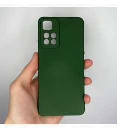 Силикон Original 360 ShutCam Case Xiaomi Redmi Note 11 Pro Plus 5G (Тёмно-зелены..