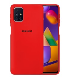 Силикон Original 360 Case Logo Samsung Galaxy M31S (2020) (Красный)