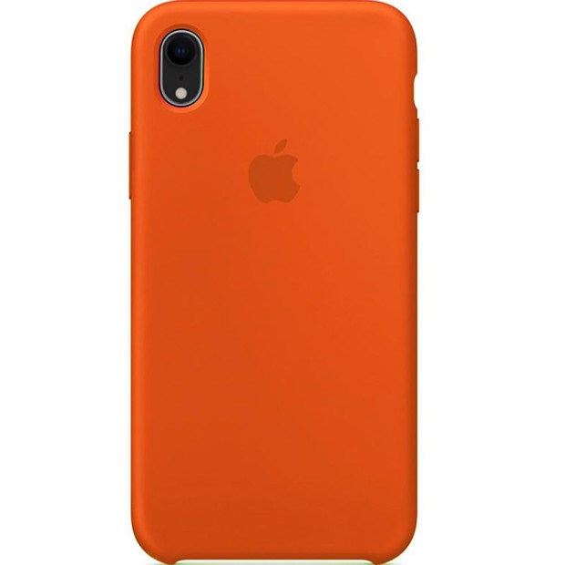 Силиконовый чехол Original Case Apple iPhone XR (18) Orange