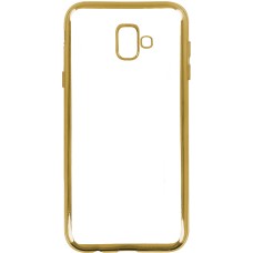Силиконовый чехол UMKU Line Samsung Galaxy J6 Plus (2018) J610 (Золотой)