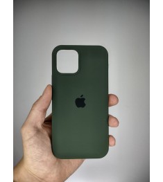 Силикон Original Round Case Apple iPhone 12 / 12 Pro (69) Atrovirens
