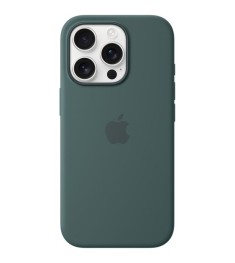 Чехол Silicone Case with MagSafe Apple iPhone 16 Pro (Lake Green)