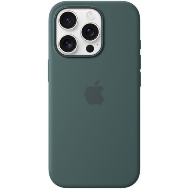 Чехол Silicone Case with MagSafe Apple iPhone 16 Pro (Lake Green)