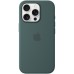 Чехол Silicone Case with MagSafe Apple iPhone 16 Pro (Lake Green)