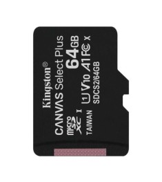 Карта памяти Kingston Canvas Select Plus MicroSDXC 64Gb (UHS-1) (A1) (Class 10)