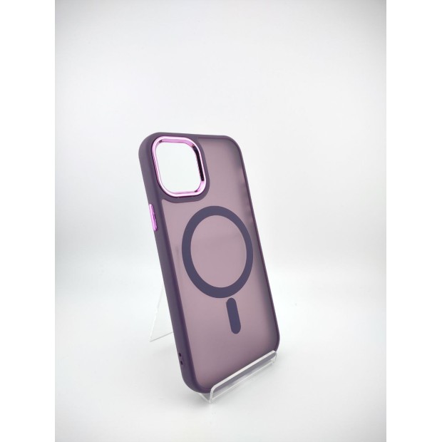 Накладка Totu Space Magsafe Apple iPhone 12 (Тёмно-фиолетовый)