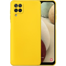 Силикон Wave Case Samsung Galaxy A12 (2020) (Жёлтый)