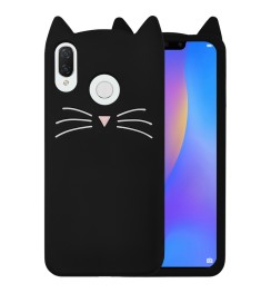 Силикон Kitty Case Huawei P Smart Plus / Nova 3i (Черный)