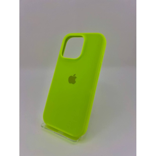 Силикон Original Round Case Apple iPhone 16 Pro (27) Grass Green