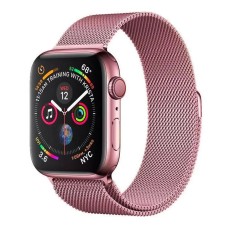 Ремешок Milanese Loop Premium Apple Watch 42 / 44 / 45 / 49mm (Pink)