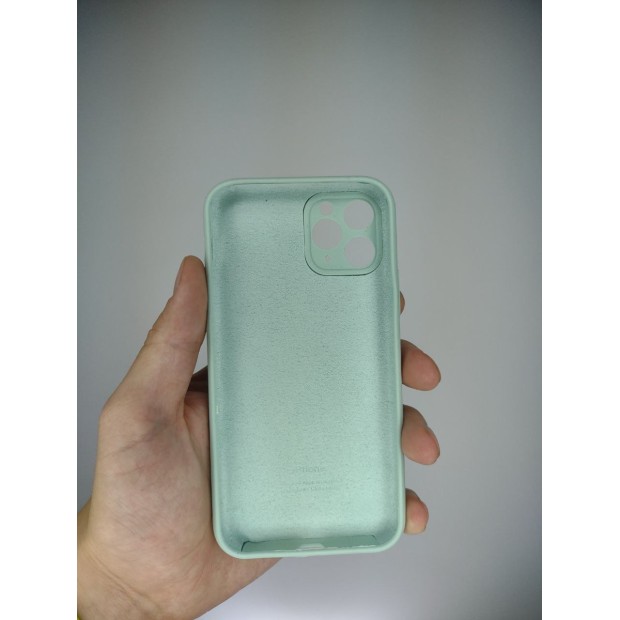 Силикон Original RoundCam Case Apple iPhone 11 Pro (21) Turqouise