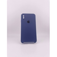 Силикон Original Square RoundCam Case Apple iPhone XS Max (09) Midnight Blue