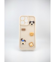 Чехол Pretty Things Case Apple iPhone 14 Pro Max (White/Cookie)