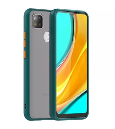 Силикон Totu Gingle Series Xiaomi Redmi 9C / 10A (Тёмно-зелёный)