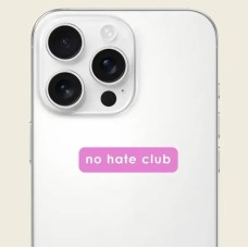 3D-стикер "No hate club" C
