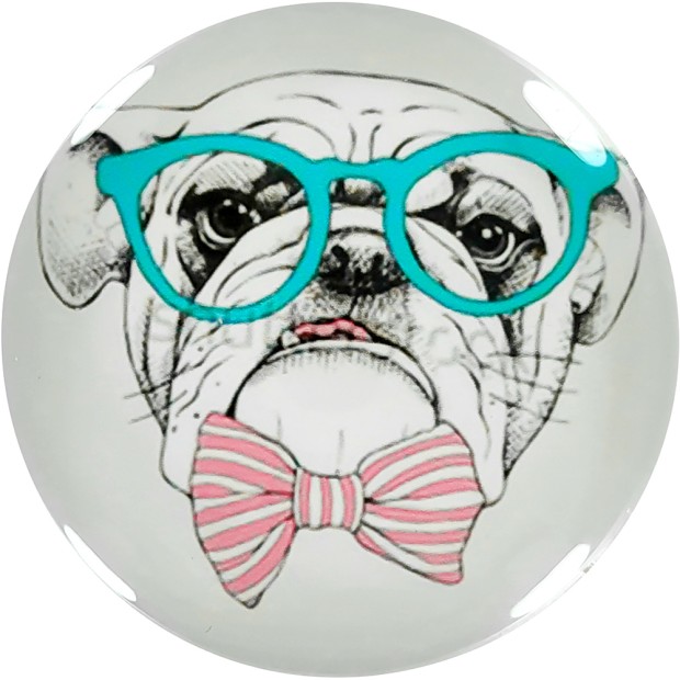 Холдер Popsocket Smile (Doggy with glasses, Y532)