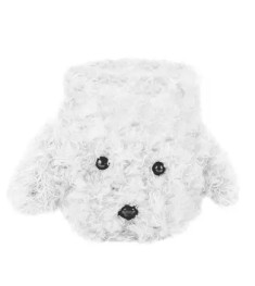Чехол для наушников Fluffy Dog Case Apple AirPods 1 / 2 (White)