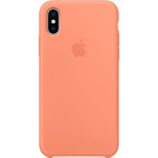 Чехол Silicone Case Apple iPhone X / XS (Peach)