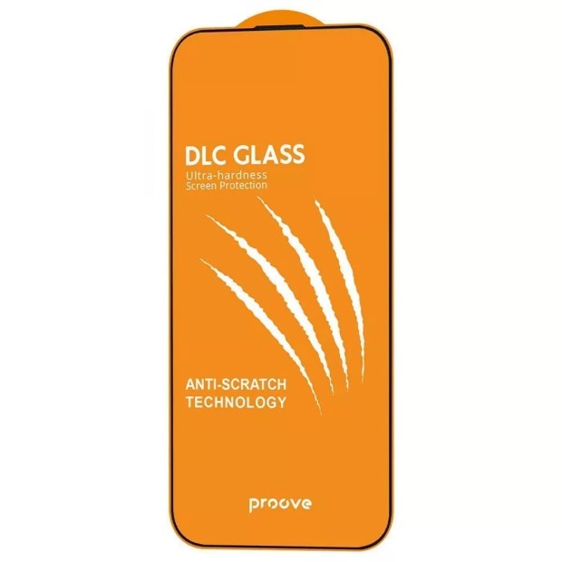 Защитное стекло 5D Proove DLC Apple iPhone 16 Pro Max Black