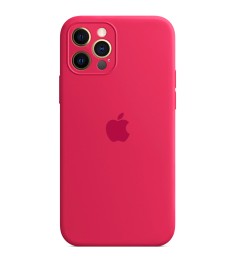 Силикон Original RoundCam Case Apple iPhone 12 Pro (04) Rose Red